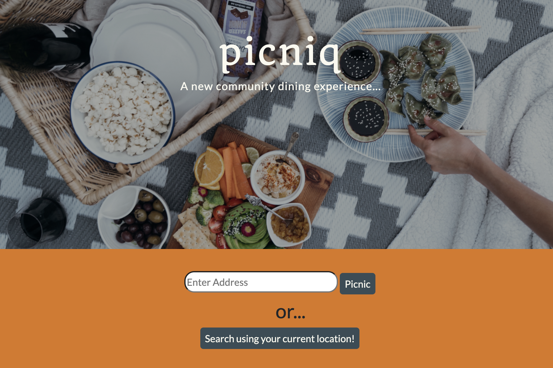 Picniq web application